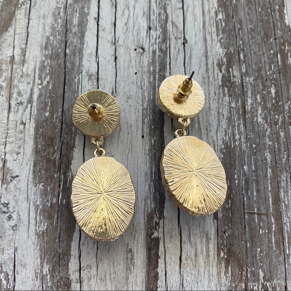 Anthropologie Druzy Quartz Earrings by BaubleBar - Picture 3 of 3
